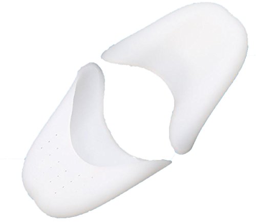 3 Pairs Silicone with Holes Ventilatable Toe Sets of Thick Ultra Ballet Foot Sets of Protective Sleeve (White)