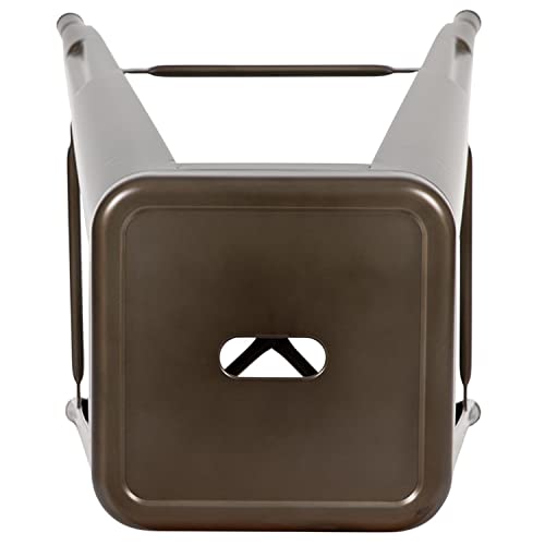 Flash Furniture Lily 30" High Metal Indoor Bar Stool in Gun Metal Gray - Stackable Set of 4 - Image 9