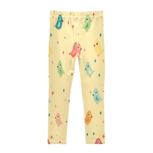 Toddler Girls Leggings Printed Yoga Pants Leggings Green Red Bird for Kids2