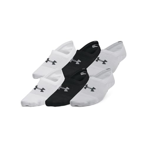 Under Armour Womens Breathe Lite Liner Socks 6 Pack, (014) Halo Gray/Halo Gray/Castlerock, Small