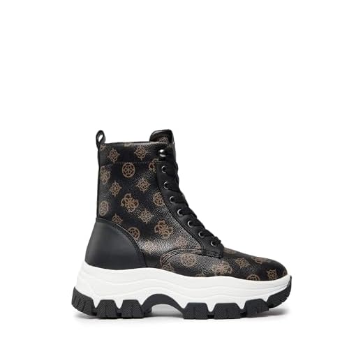 GUESS Botín Mujer Cuero Brawn, marrón, 40 EU