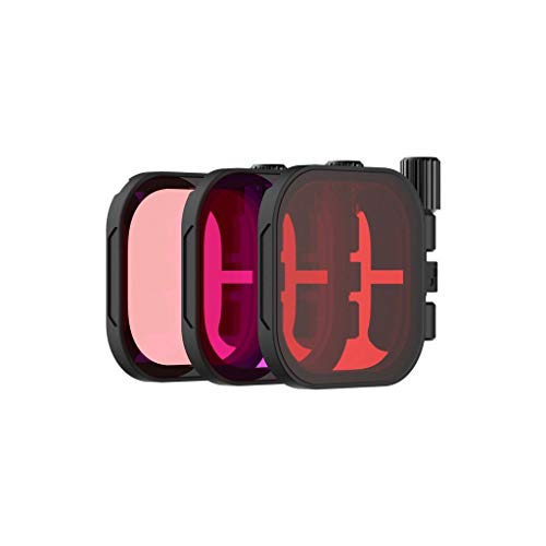 PolarPro DiveMaster Red Filter Pack of 3 for GoPro Hero8 Protective Housing, H8-1016-PROT