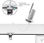 Clip Clamp Mount for Philips Avent Connected SCD973/37 /SCD923/26 /SCD921/26 Baby Monitor (White)