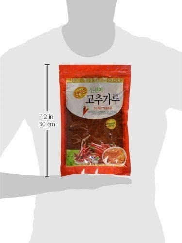 Premium Korean Red Pepper Coarse Powder, 1 Pound