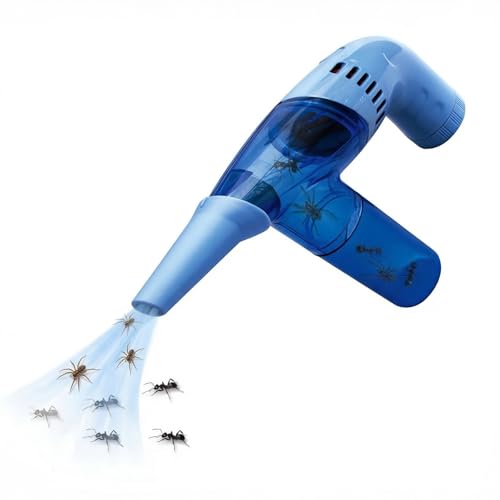 Bug Catcher & Insect Vacuum Bug Vacuum Catcher with Brush Head - Battery Powered Spider Ant and Insect Catcher Traps (Requires 4 AA Batteries Not Included)