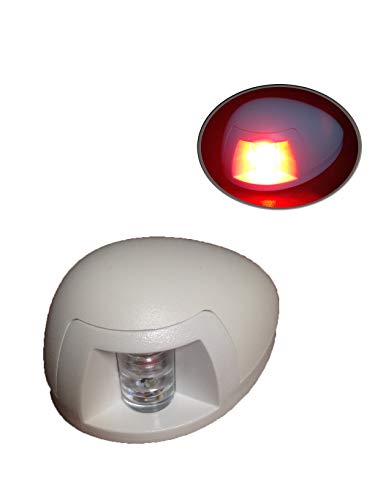 Marine Boat RED PORTSIDE LED Navigation Light Horizontal Mount