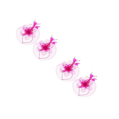 Accessoires cheveux fleur haut de gamme avec pince fascinateur plume et voile de cérémonie