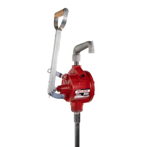 Fill-Rite FR151 Piston Hand Pump with Suction Tube and Pail Spout