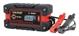 Viking 4 Amp Fully Automatic Microprocessor-Controlled Battery Charger/Maintainer