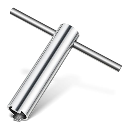 Feekoon Cartridge Retainer Removal Tool with Handle Compatible with Moen 14272/1224/1234/1248, Replacement Cartridge Puller Faucet Removal Tool for Bathtub Replacement Part(Silver)
