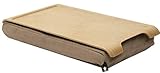 Maße 43 x 23 x 6 5 cm bosign - Knietablett - Mini Laptray - Laptop-Kissen - Natur-Weide - 43 x 23 x 6,5 cm, Beige