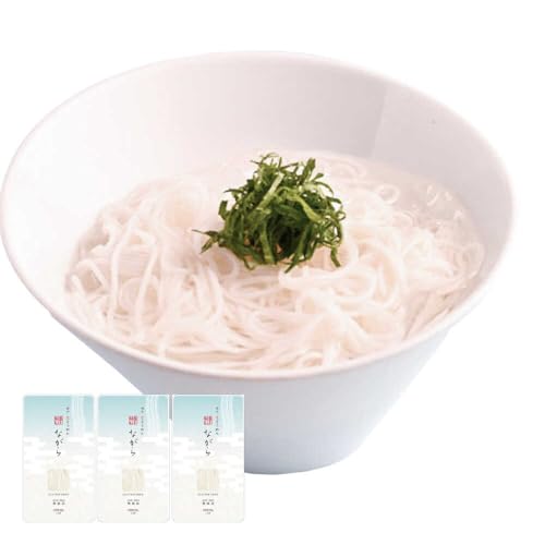 [3回定期便] ([グルテンフリー] 細くてもしっかりコシ! 米粉生そうめん グルテンフリー そうめん 米粉