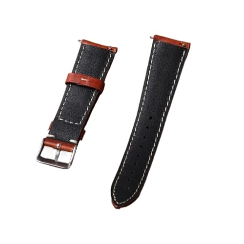 Correa de reloj de cuero genuino universal de liberacion rapida de 22mm 5