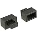 Produktbild DELOCK 64021 Staubschutz für SFP Schacht mit Griff 10 Stück schwarz