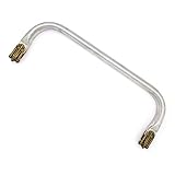 Medidas:22.5cmx8.5cm RUBY-Boquilla aluminio para interior monedero neceser o bolso Cierres Boquillas para crear tus bolsos Manualidades (25cm)