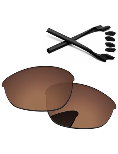 Image of Replacement Lenses & Rubber Kits for Oakley Half Jacket 2.0 OO9144 62mm - Precision Fit, UV Block, Impact Resistant
