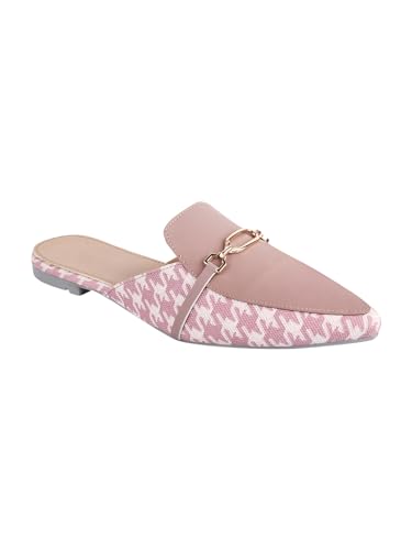 Image of TRYME Trending Stylish Buckle Bellies Soft & Comfortable Flat Mules Sandal for Womens and Girls