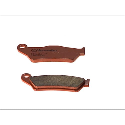 Plaquettes de frein BREMBO métal fritté 07BB04SD pour un freinage puissant en motocross