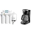 APEC Water Systems ROES-50 Essence Series Top Tier 5-Stage & Black+Decker 12-Cup Digital Coffee Maker, CM1160B, Programmable