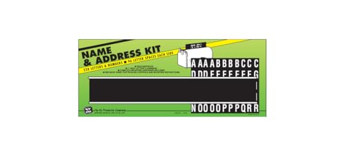 Midwest Fastener Hy-Ko Mailbox Name And Address Kit - 1 Each
