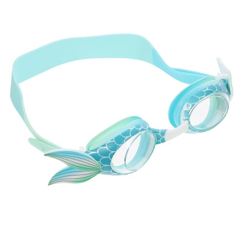 TEHAUX Gafas de Natación para Pequeños Protección UV y Silicona Azul, Ideales para Decoracion Verano y Actividades Acuáticas Infantiles