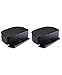 BR Beauty Salon Barber Child Booster Seats, Set of 2, Black