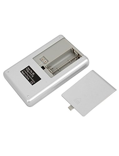 Báscula de bolsillo rectangular Ruilogod 0.01g x 100g plata miniatura 3