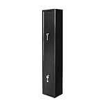 Panana 3 Gun Cabinet, Shotgun & Rifle Safe with 7 Level Lock, Black, H1300 x W205 x D245mm, Utility Room (3 Gun Cabinet)