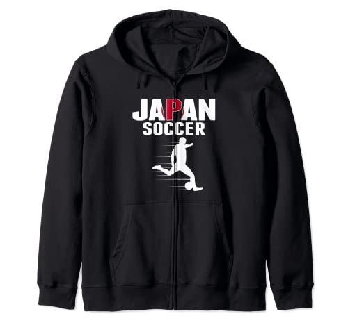 Japan Soccer Fans Jersey - Bandera japonesa amantes del fútbol Sudadera con Capucha