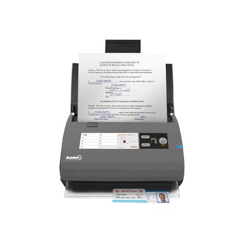 Ambir ImageScan Pro 830ix Sheetfed Scanner - 600 dpi Optical