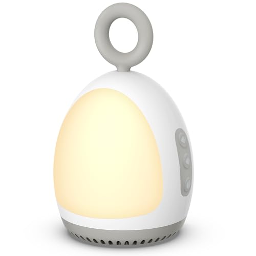 Dreamegg White Noise Machine, Sound Therapy with Night Light & Wh...