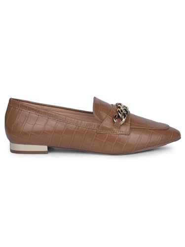 Image of Bata 5515 JESS RED Ballerina Shoes for Women | Ideal for Both Casual and semi-Formal Occasions | Comfortable | Lightweight | All Day Comfort Size- 1