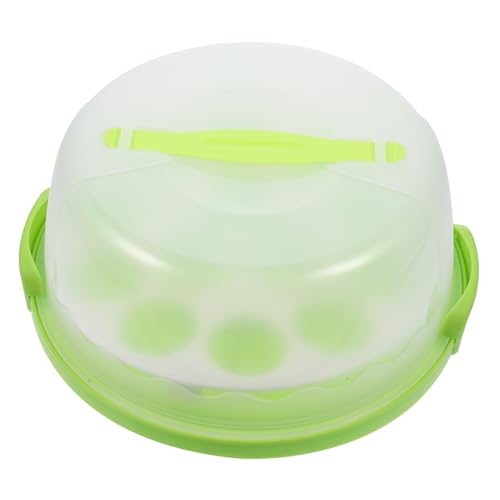 OUNONA Portable Dessert Box with Lid and Handle Capacity Cake Display Carrier for and Storage of Cakes Cupcakes and Snacks Vibrant