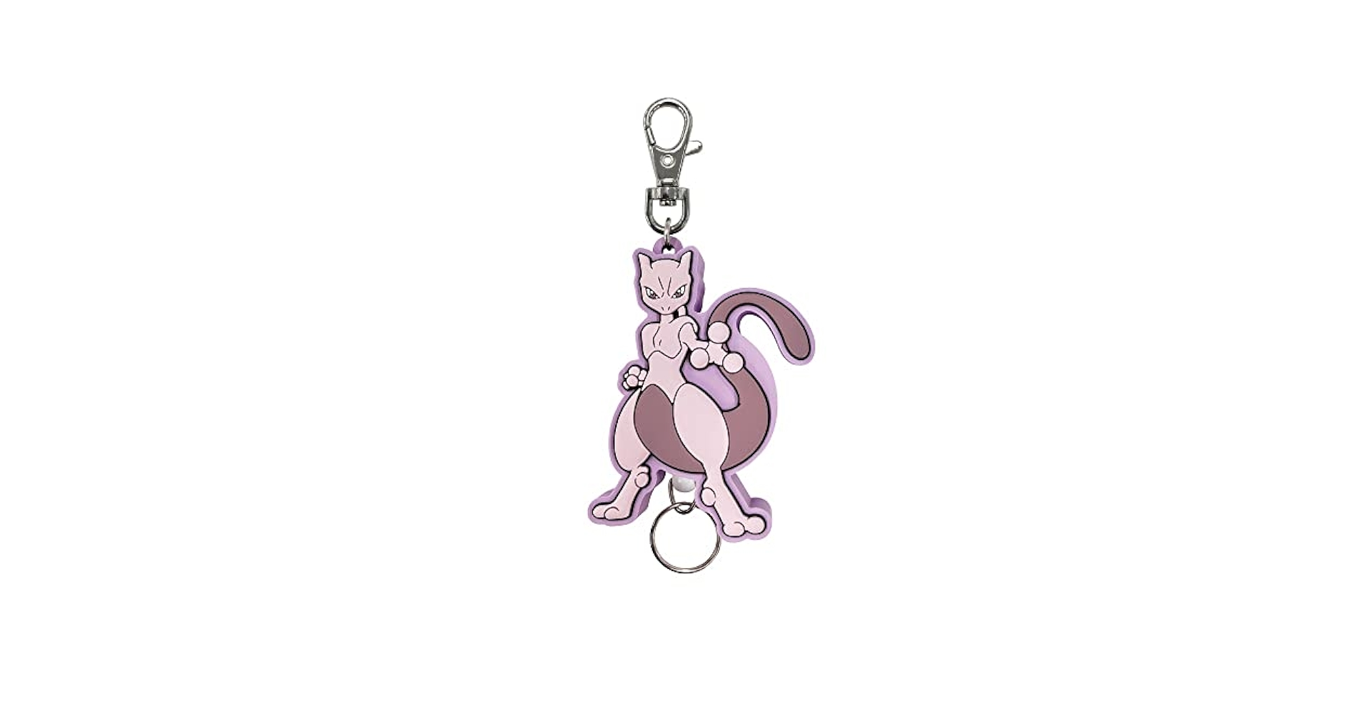 ポケモン ミュウツー キーホルダー ポケットモンスター ラバーリールキーホルダー（ミュウツー