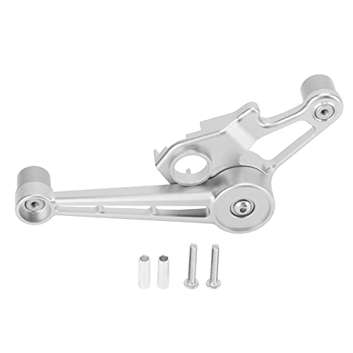 Meijun Bicycleチェーンテンショナーアルミニウム合金マウンテンバイクロードレーシングのための耐性リアデレイラーチェーンスタビライザー固定ギアとシングルスピードバイクライトウェイト耐久性100g (銀)