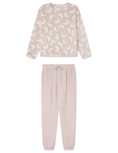 Women'secret Pijama Largo Sleepy Collection Pyjama, Pink, M para Mujer