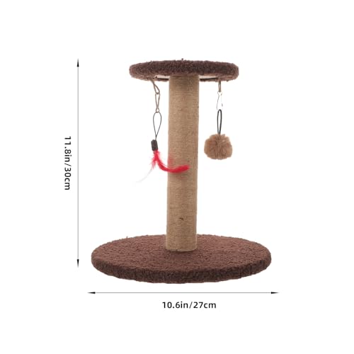 Rascador para gatos torre colgante de sisal y flannel miniatura 2
