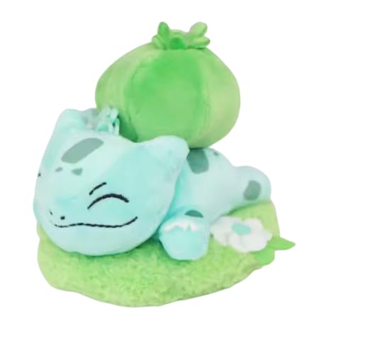 Pokemon | Pokemon Plush Keyring/Bag Charm Figure | 15+ Years | Sleeping Bulbasaur โ image 1