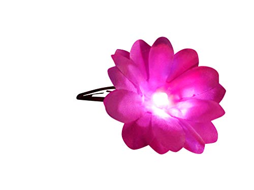 Glowing Led Light Up Flower Clip For Hair - Rainbow Daisy - Edc, Easter Gift For Girl, Glow In The Dark, Bachelorette Party Favor, Light Up Accessories, Led Scrunchie, Hair Lights, Rave, Light-Up Daisy, Electric Daisy #TOP26
