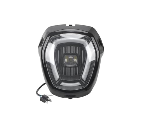 Phare LED pour motos NAVI 110 optique haut de gamme H4 avec feux DRL