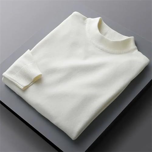 Men Crewneck Sweater Lightweight Long Sleeve Slim Fit Knit Pullover Soft Warm Business Knit Jumper3