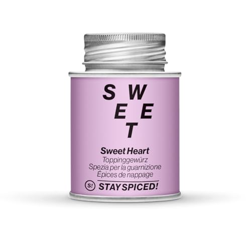 STAY SPICED ! - Sweet Heart Toppinggewürz I NENI I HAYA MOLCHO I Levante Küche I perfekt für Nachspeisen I 100% natürliche Inhaltsstoffe