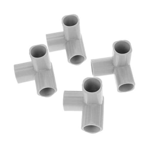 HAPINARY Indoor Toddler Playpen Guardrail Accessories 3-Way PVC Elbow Connector for Builds