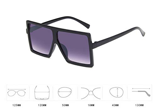 Fourchen Oversized Square Sunglasses For Kids, Flat Top Fashion Shades Sunglasses For Girls And Boys (Light Purple) #TOP4