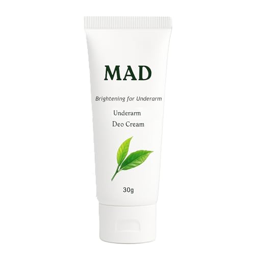 HolaWise MAD WHITE Underarm Cream for Dark Armpits, Elbows, Knees, for Sensitive Skin 30g (1)