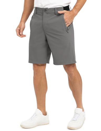 TBMPOY Men's 9" Golf Shorts Quick Dry Casual Shorts Dress
