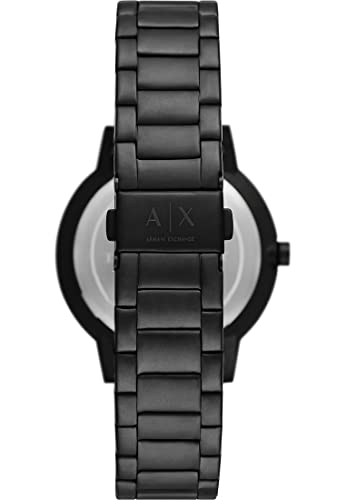 Image of Armani Exchange Watch for Men, Jet Black, 42 mm, AX2738-AMZUK