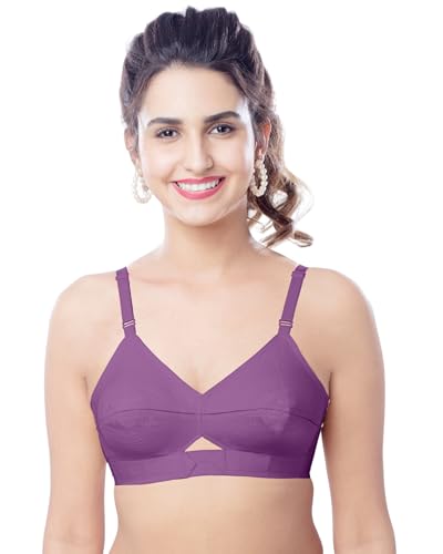 Image of Brida Kavya Xtrasoft Cotton Round Stitch Minimizer Bra - Full Coverage, Plus Size
