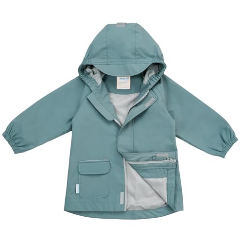 Image of JAN & JUL Waterproof Rain Jacket, Raincoat with Hood for Girls and Boys