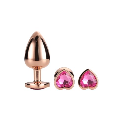 Gleaming Love Rose Gold Plug Set Midnight Magic Thrilling Starship Gold Taille Unique